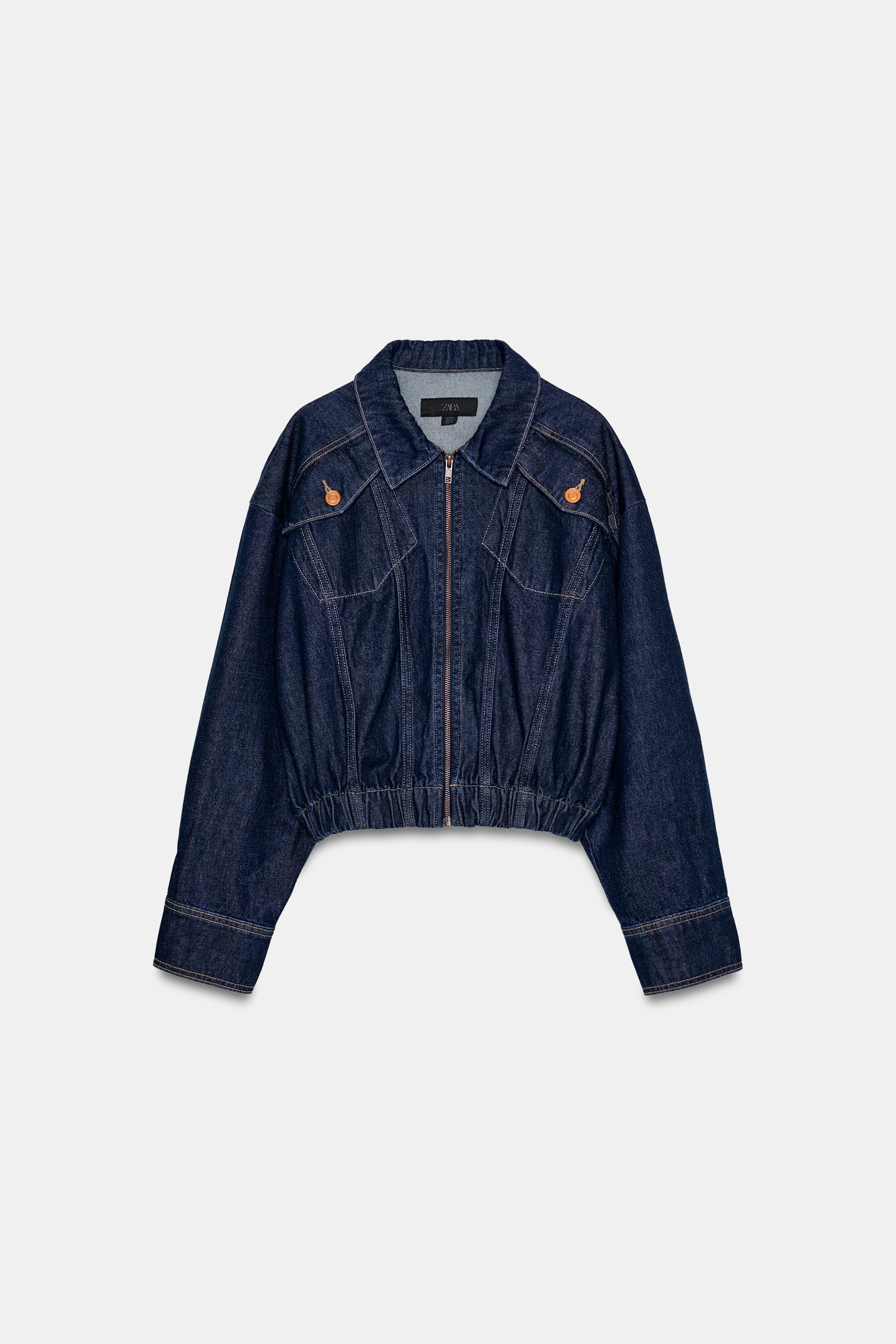 BLOUSON BOMBER EN DENIM Z1975